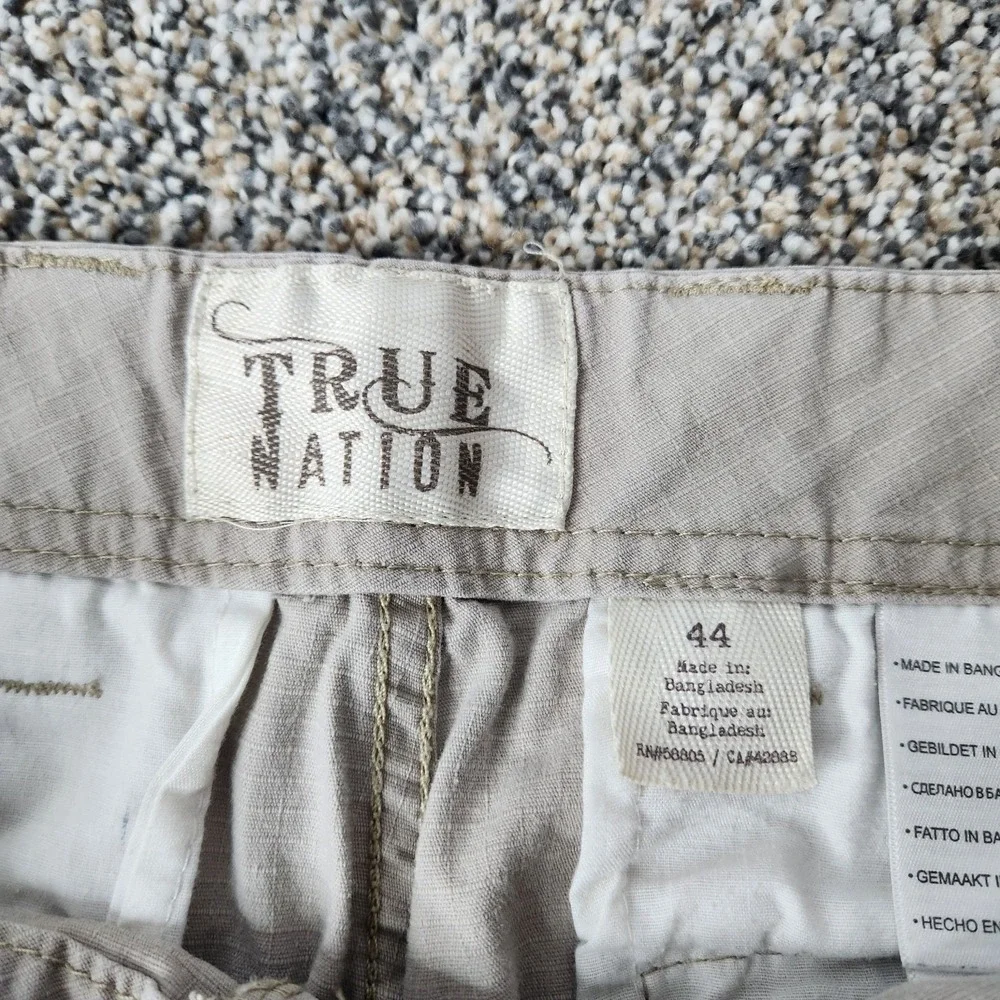 Two Pairs! True Nation Men's Cargo Shorts Size‎ 44 Khaki Beige, Hiking Outdoor